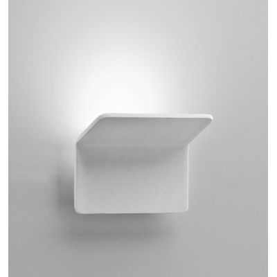 907 APPLIQUE IN ALLUMINIO VERNICIATO DI BIANCO A LED INTEGRATO DA 12W ISYLUCE - Cristalensi Shop Online