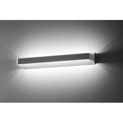 909 APPLIQUE GRANDE IN ALLUMINIO VERNICIATO DI BIANCO A LED INTEGRATO DA 18W ISYLUCE - Cristalensi Shop Online