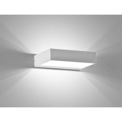 910 APPLIQUE IN ALLUMINIO VERNICIATO DI BIANCO A LED INTEGRATO DA 6W ISYLUCE - Cristalensi Shop Online