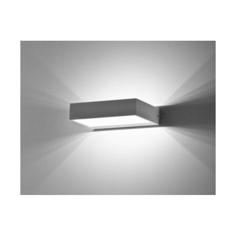910 APPLIQUE IN ALLUMINIO VERNICIATO DI BIANCO A LED INTEGRATO DA 6W ISYLUCE - Cristalensi Shop Online