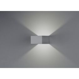 919 CUBETTO APPLIQUE IN ALLUMINIO VERNICIATO DI BIANCO A LED INTEGRATO DA 6W ISYLUCE - Cristalensi Shop Online 2