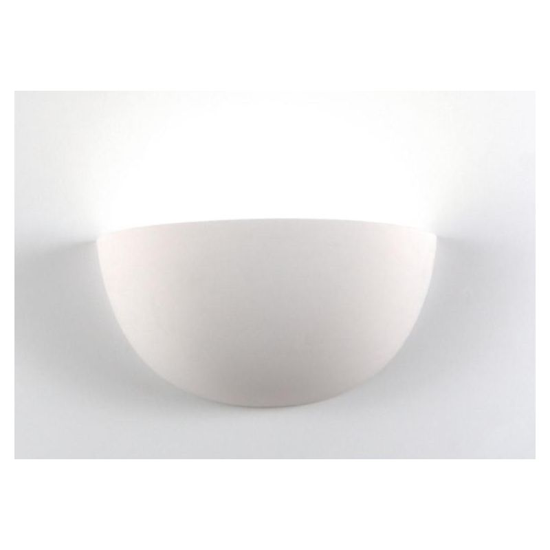 604 APPLIQUE IN CERAMICA EFFETTO GESSO VERNICIABILI DIAMETRO 32 ISYLUCE - Cristalensi Shop Online