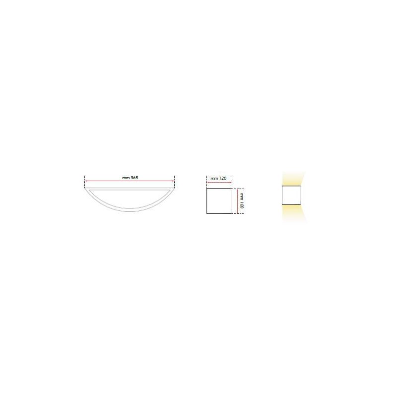 613 APPLIQUE IN CERAMICA EFFETTO GESSO VERNICIABILI DIAMETRO 36,5 ISYLUCE - Cristalensi Shop Online