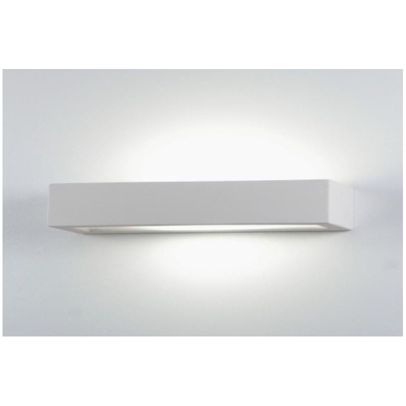 619 APPLIQUE MEDIA IN CERAMICA EFFETTO GESSO VERNICIABILI LARGHEZZA 36,5 ISYLUCE - Cristalensi Shop Online