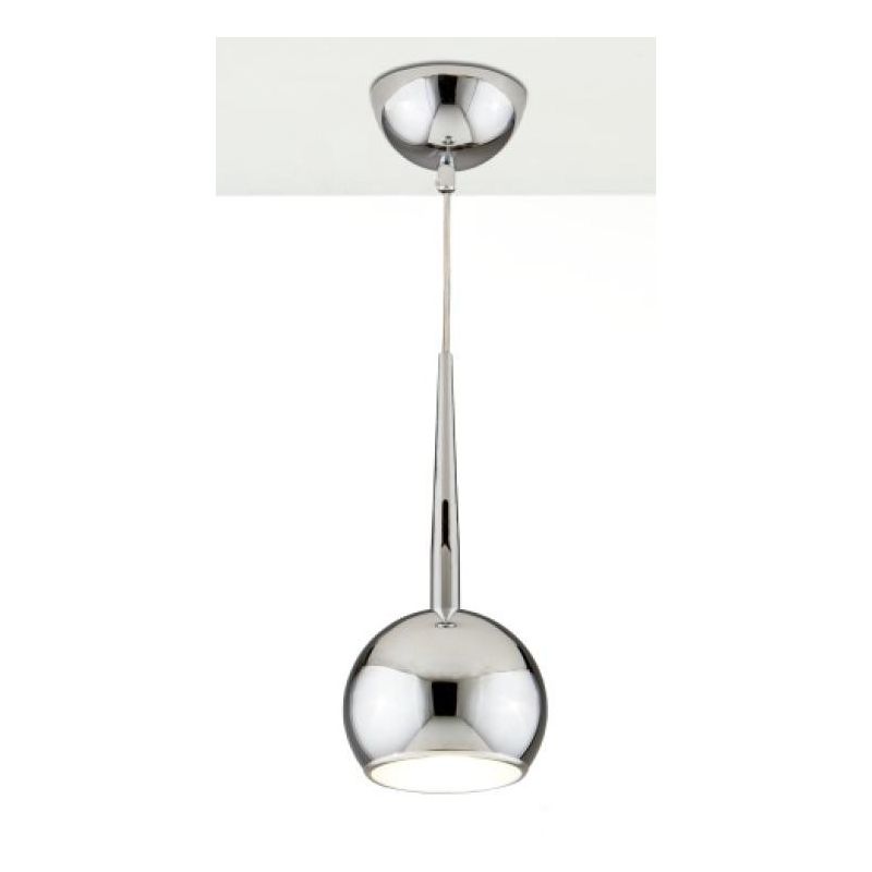 BOL AFFRALUX SOSPENSIONE SINGOLA IN METALLO CROMATO ECONOMICA AFFRALUX - Cristalensi Shop Online