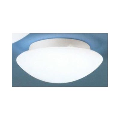 SOLE DIAMETRO 20 CM PLAFONIERA IN VETRO BIANCO LATTE SATINATO Illuminando - Cristalensi Shop Online