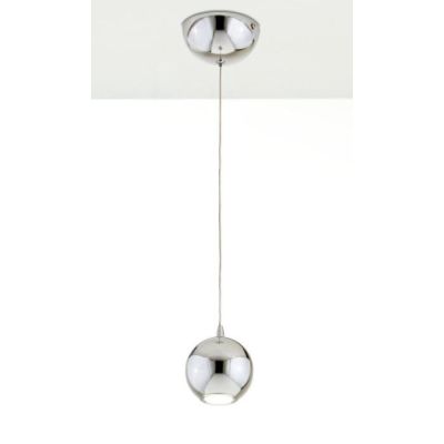 2033 SOSPENSIONE SINGOLA IN METALLO CROMATO E LED INTEGRATO DA 3W AFFRALUX - Cristalensi Shop Online