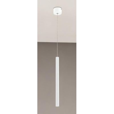 2025 SOSPENSIONE PICCOLA A CILINDRO DI COLORE BIANCO O NERO CON LED INTEGRATO DA 3W AFFRALUX - Cristalensi Shop Online