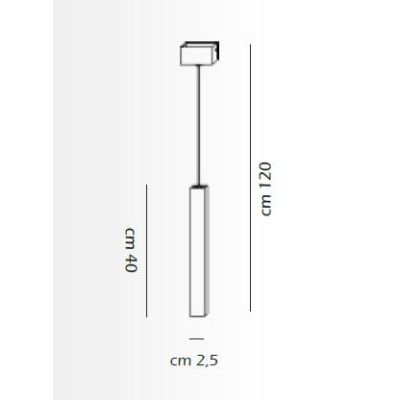 2026 SOSPENSIONE PICCOLA DI COLORE NERO CON LED INTEGRATO DA 3W AFFRALUX - Cristalensi Shop Online