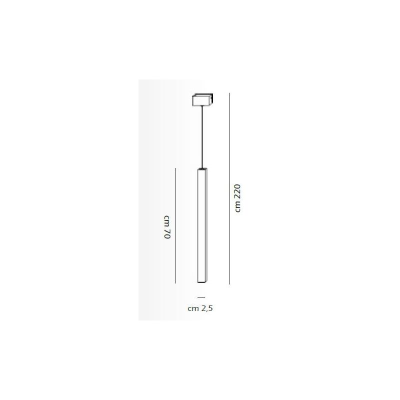 2026 L SOSPENSIONE GRANDE DI COLORE NERO O BIANCO CON LED INTEGRATO DA 3W AFFRALUX - Cristalensi Shop Online