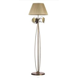 PIANTANA IN STILE CLASSICO IN METALLO MARRONE SPENNELLATO ORO ALTEZZA 160 CM CRISTALENSI LIGHT - Cristalensi Shop Online