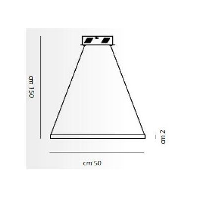 2331 SOSPENSIONE QUADRATA BIANCA A LED INTEGRATA DA 28W MODERNA AFFRALUX - Cristalensi Shop Online