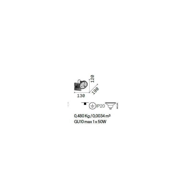 GLIM FARETTO DA SOFFITTO AD 1 LUCE CON LED GU10 ORIENTABILE IN METALLO BIANCO O NERO Ideal Lux - Cristalensi Shop Online