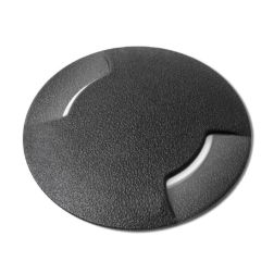 CECI 120 DUE TAGLI INCASSO CARRABILE IN RESINA NERO O GRIGIO CON LAMPADINA LED SOSTITUIBILE DARK LIGHT - Cristalensi Shop Online