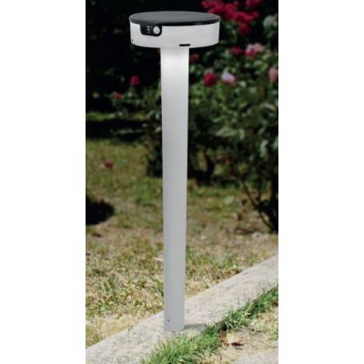 FIORINA PALO DA ESTERNO IP55 AD ENERGIA SOLARE E CON SENSORE DI MOVIMENTO BIANCO DARK LIGHT - Cristalensi Shop Online