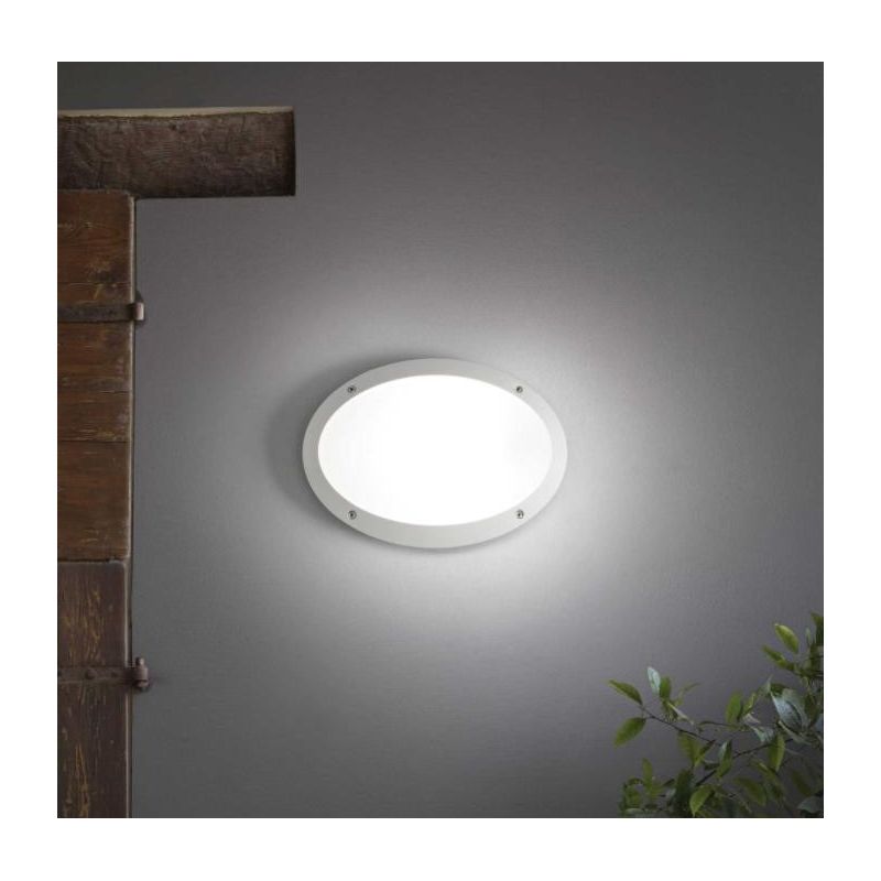 MADDI APPLIQUE DA ESTERNI IP66 OVALE BIANCA,GRIGIA O NERA MADE IN ITALY FUMAGALLI DARK LIGHT - Cristalensi Shop Online