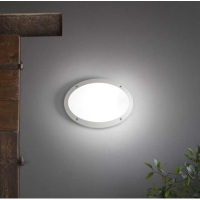 MADDI APPLIQUE DA ESTERNI IP66 OVALE BIANCA,GRIGIA O NERA MADE IN ITALY FUMAGALLI DARK LIGHT - Cristalensi Shop Online