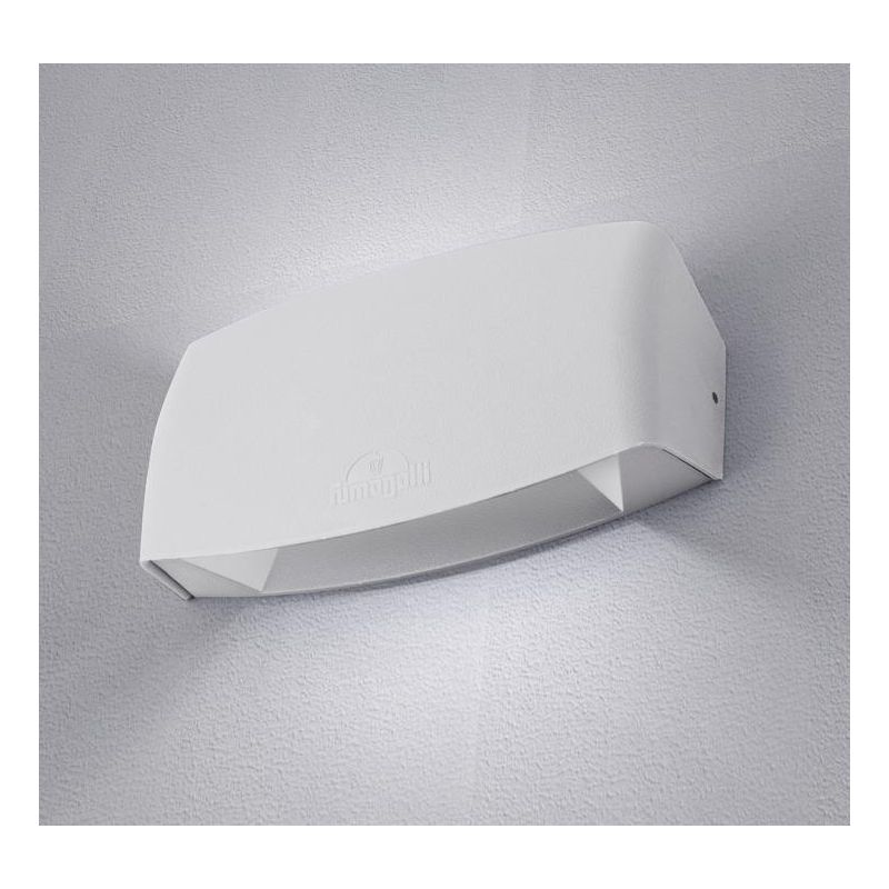 ABRAM APPLIQUE DA ESTERNO IP55 IN RESINA BIANCA,GRIGIA O NERA MADE IN ITALY FUMAGALLI DARK LIGHT - Cristalensi Shop Online