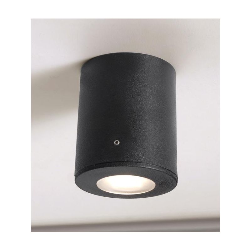 FRANCA PLAFONIERA DA ESTERNO CILINDRICA IP55 D9,5 CM FUMAGALLI MADE IN ITALY DARK LIGHT - Cristalensi Shop Online
