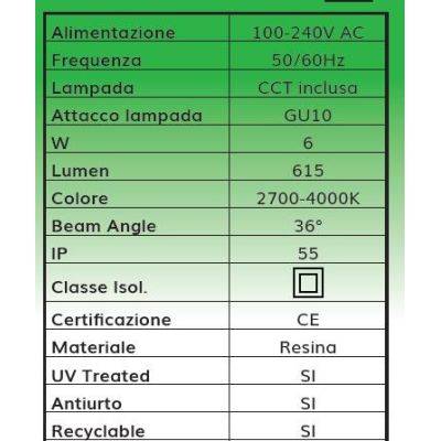 FRANCA PLAFONIERA DA ESTERNO CILINDRICA IP55 D9,5 CM FUMAGALLI MADE IN ITALY DARK LIGHT - Cristalensi Shop Online