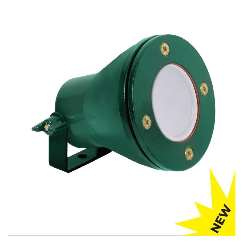 AKVEN FARETTO AD IMMERSIONE PER PISCINE E FONTANE IP68 COLORE VERDE DARK LIGHT - Cristalensi Shop Online