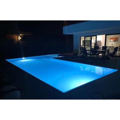 AKVEN FARETTO AD IMMERSIONE PER PISCINE E FONTANE IP68 COLORE VERDE DARK LIGHT - Cristalensi Shop Online