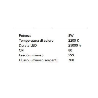 LAMPADINA E27 LED 8W CON VETRO AMBRATO LUCE 2200K DURATA 15000 ORE CRISTALENSI - Cristalensi Shop Online