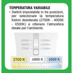 LAMPADINA LED CCT E27 DIAMETRO 6CM LED 11W LUCE 2700,4000,6500K A SCELTA DARK LIGHT - Cristalensi Shop Online 2