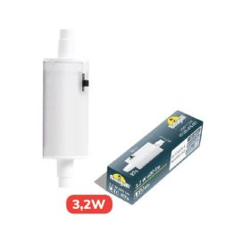 LAMPADINA LED CCT R7S LUNGHEZZA 7,8CM LED 3,2W LUCE 2700K,4000K,6500K A SCELTA DARK LIGHT - Cristalensi Shop Online