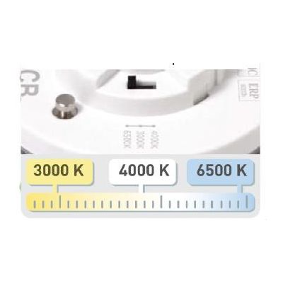 LAMPADINA LED CCT GX53 DIAMETRO 7,5CM LED 3W LUCE 3000K,4000K,6500K A SCELTA DARK LIGHT - Cristalensi Shop Online
