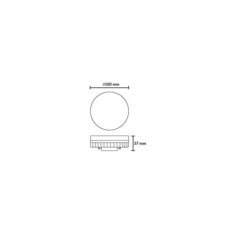 LAMPADINA LED CCT GX53 DIAMETRO 10CM LED 10W LUCE 3000K,4000K,6500K A SCELTA DARK LIGHT - Cristalensi Shop Online