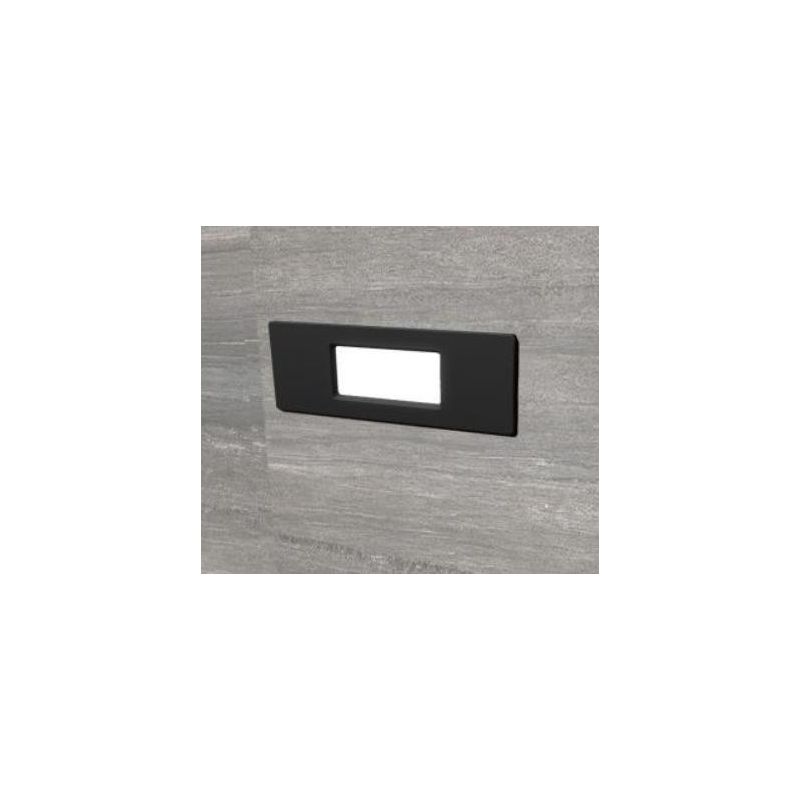 NINA 150 FARETTO RETTANGOLARE DA INCASSO IP55 IN RESINA 3 COLORI MADE IN ITALY DARK LIGHT - Cristalensi Shop Online