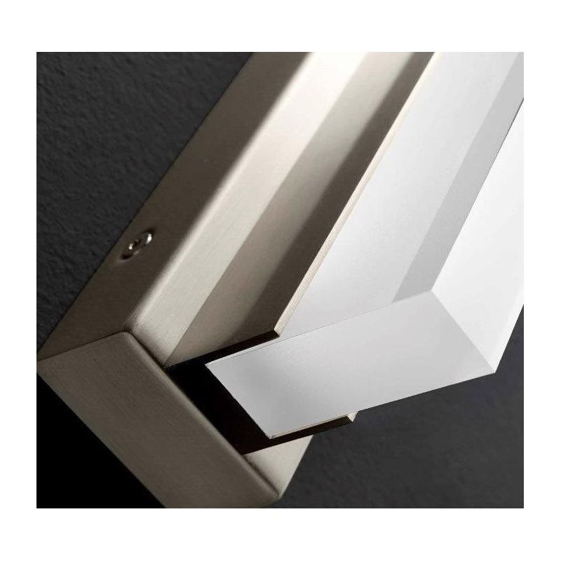 FRECCIA PICCOLA APPLIQUE A LED INTEGRATO DA 6W IN NICHEL SATINATO Illuminando - Cristalensi Shop Online