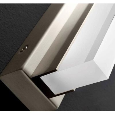 FRECCIA PICCOLA APPLIQUE A LED INTEGRATO DA 6W IN NICHEL SATINATO Illuminando - Cristalensi Shop Online