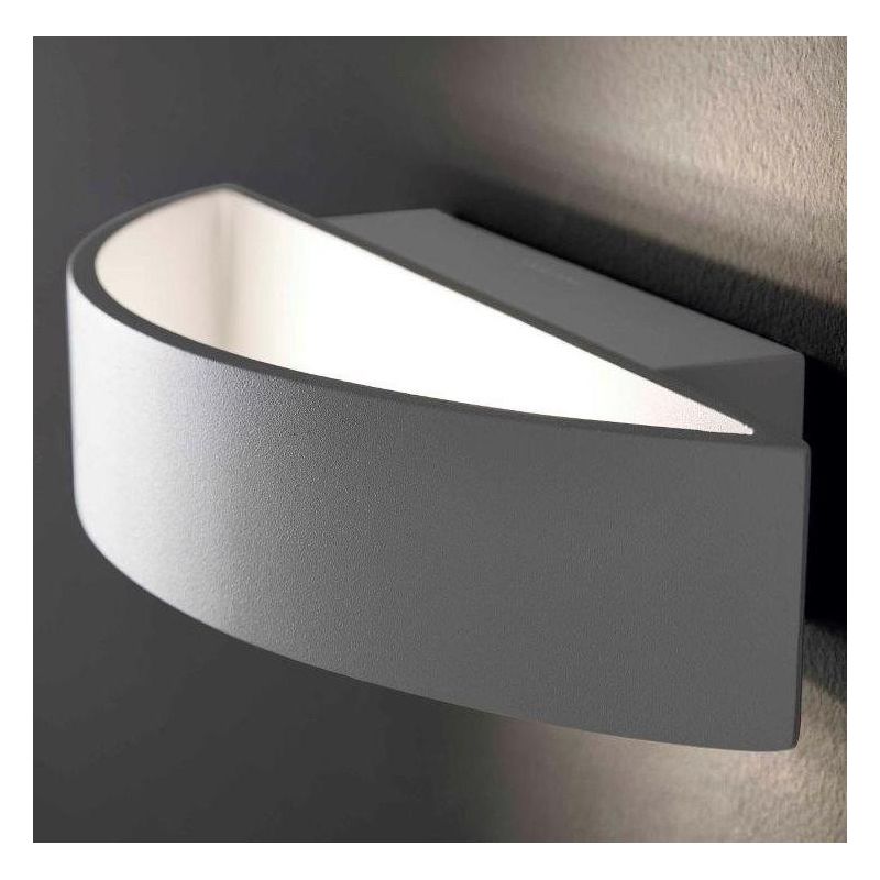 CLEO PICCOLO APPLIQUE IN METALLO BIANCO CON LED DA 12W 1020 LUMEN Illuminando - Cristalensi Shop Online