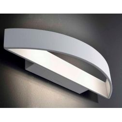 CLEO GRANDE APPLIQUE IN METALLO BIANCO CON LED DA 18W 1530 LUMEN Illuminando - Cristalensi Shop Online