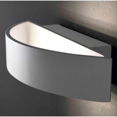 CLEO GRANDE APPLIQUE IN METALLO BIANCO CON LED DA 18W 1530 LUMEN Illuminando - Cristalensi Shop Online