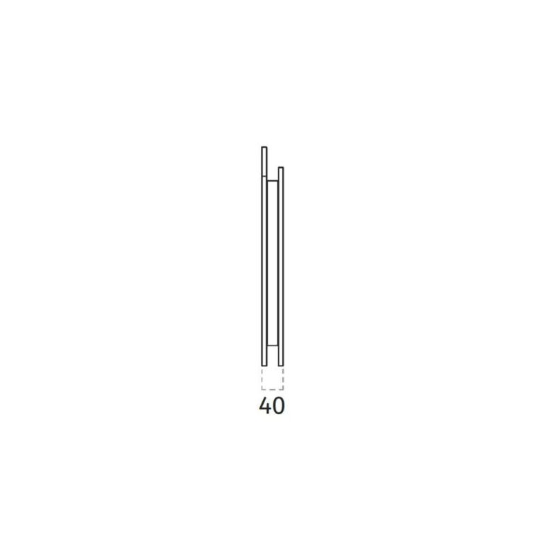 2519 APPLIQUE MODERNA IN CRISTALY VERNICIABILE LED 10,5W ORIGINALE 9010 BELFIORE - Cristalensi Shop Online