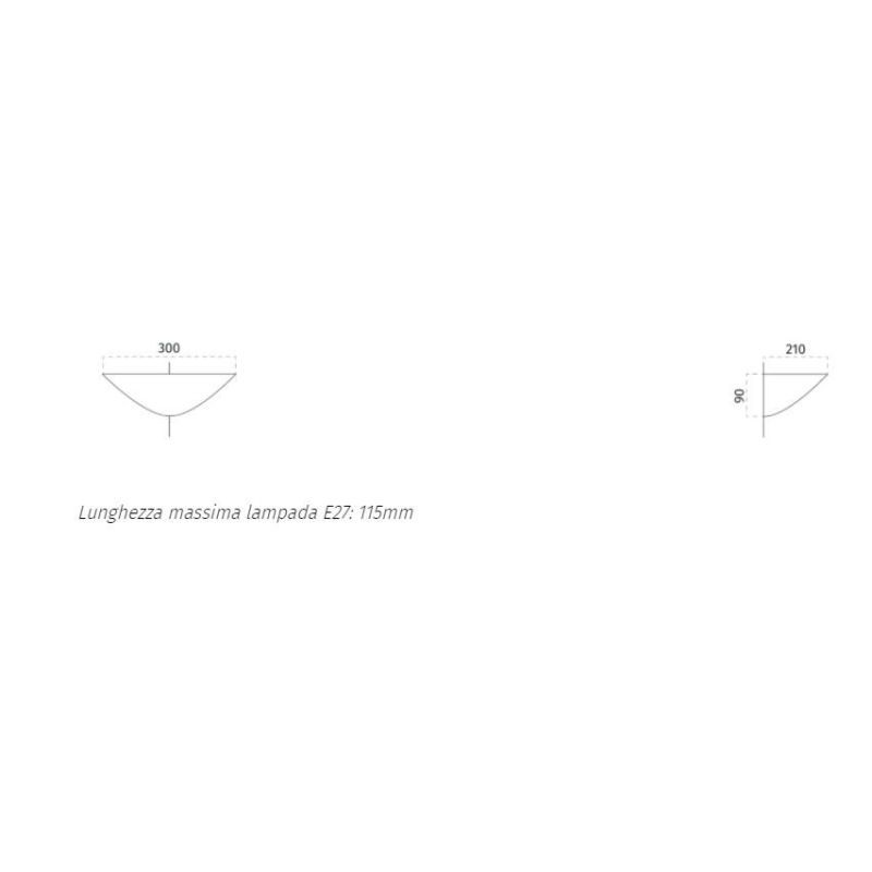 7958 APPLIQUE ANGOLARE IN CERAMICA EFFETTO GESSO VERNICIABILE MADE IN ITALY 9010 BELFIORE - Cristalensi Shop Online