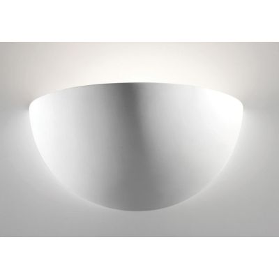7157 APPLIQUE A VASCHETTA IN CERAMICA EFFETTO GESSO VERNICIABILE MADE IN ITALY 9010 BELFIORE - Cristalensi Shop Online