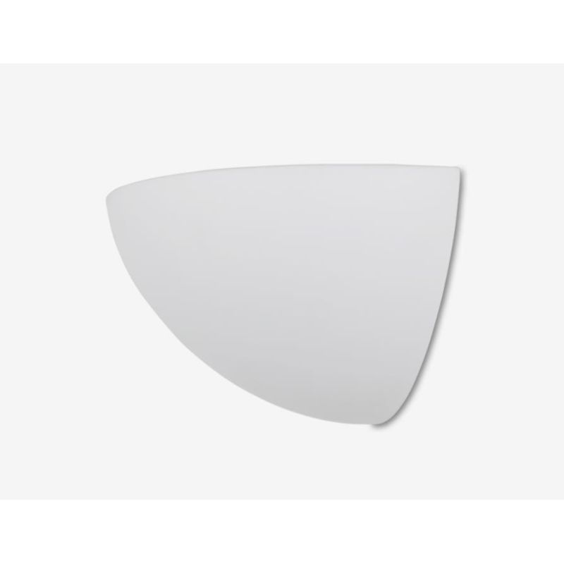 7305 APPLIQUE ANGOLARE IN CERAMICA EFFETTO GESSO VERNICIABILE MADE IN ITALY 9010 BELFIORE - Cristalensi Shop Online