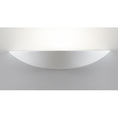 7576 APPLIQUE IN CERAMICA EFFETTO GESSO VERNICIABILE L34 CM MADE IN ITALY 9010 BELFIORE - Cristalensi Shop Online