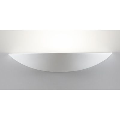 7577 APPLIQUE IN CERAMICA EFFETTO GESSO VERNICIABILE L45 CM MADE IN ITALY 9010 BELFIORE - Cristalensi Shop Online