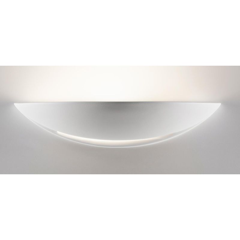 8411 APPLIQUE IN CERAMICA EFFETTO GESSO VERNICIABILE L46 CM BIEMISSIONE MADE IN ITALY 9010 BELFIORE - Cristalensi Shop Online