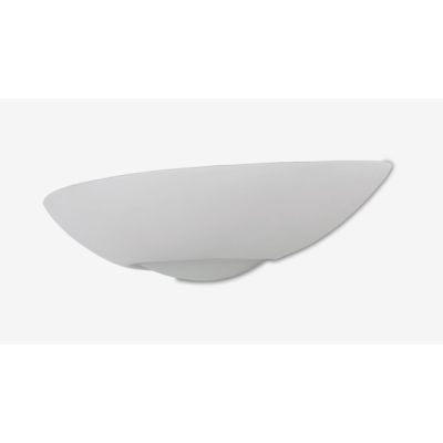 7946 APPLIQUE IN CERAMICA EFFETTO GESSO BIEMISSIONE DIFFUSORE IN VETRO MADE IN ITALY 9010 BELFIORE - Cristalensi Shop Online