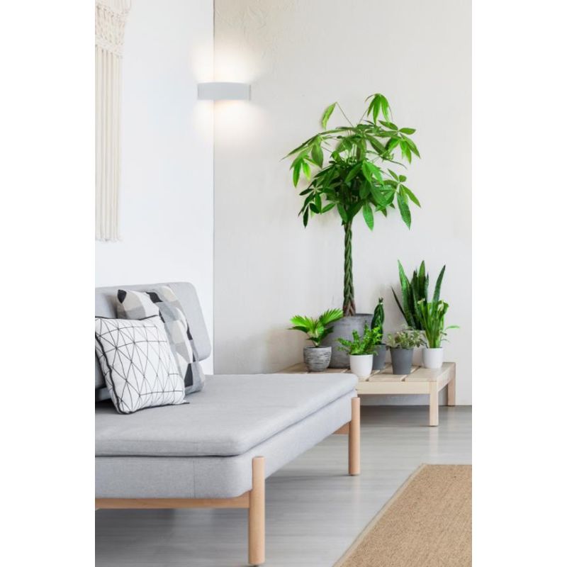 2483B APPLIQUE ANGOLARE IN CRISTALY BIEMISSIONE DI LUCE LED 18W MADE IN ITALY 9010 BELFIORE - Cristalensi Shop Online