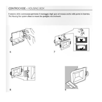 023.4008 CONTROCASSA PER MURATURA PER INCASSO 2372B DELLA BELFIORE 9010 9010 BELFIORE - Cristalensi Shop Online