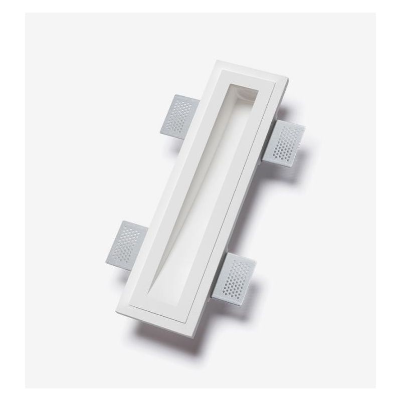 2417 INCASSO SOTTILE IN CRISTALY VERNICIABILE LUCE ORIENTATA ATTACCO GU10 MADE IN ITALY 9010 BELFIORE - Cristalensi Shop Online