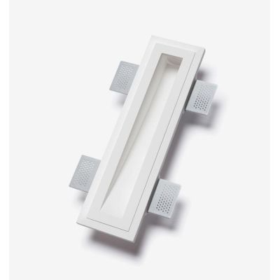 2417 INCASSO SOTTILE IN CRISTALY VERNICIABILE LUCE ORIENTATA ATTACCO GU10 MADE IN ITALY 9010 BELFIORE - Cristalensi Shop Online