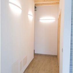 2486C INCASSO A PARETE AD ARCO IN CRISTALY VERNICIABILE E ALLUMINIO LED 24W MADE IN ITALY 9010 BELFIORE - Cristalensi Shop Onlin 2